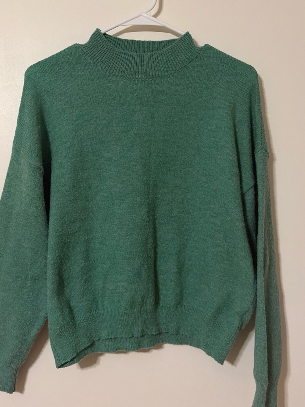 SHEIN Green Turtleneck Sweater